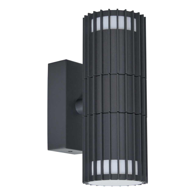 Zink Muto Outdoor Up and Down Wall Light in Anthracite 1