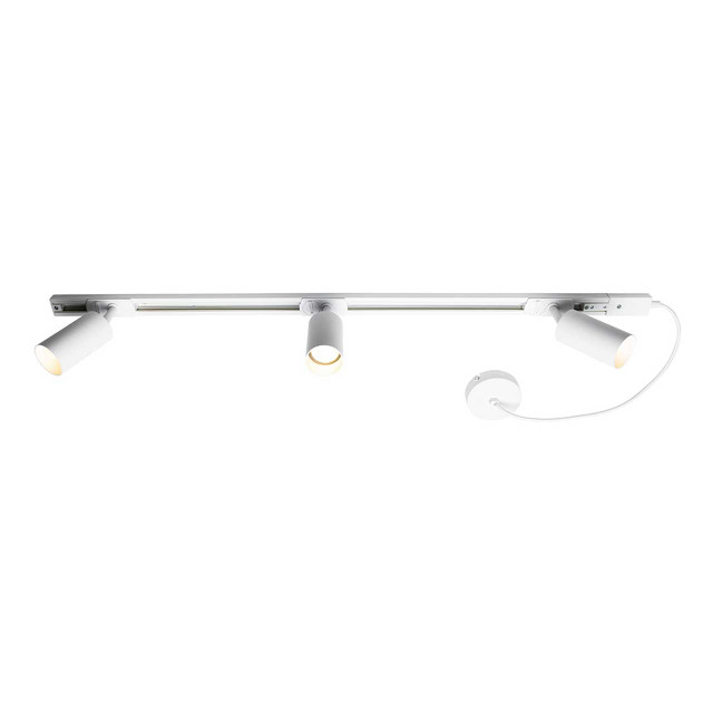Inlight Cayo 3 Head 1m Track Light Kit in White 1