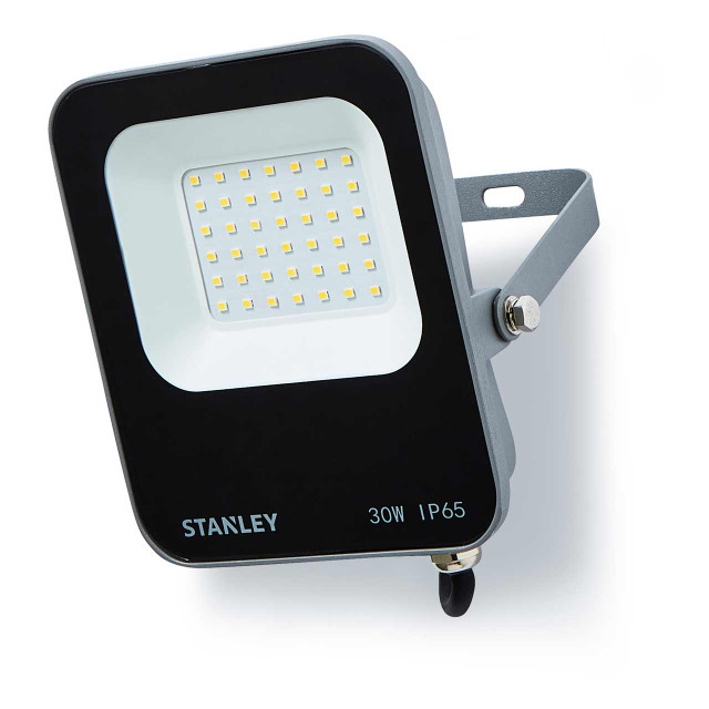 Stanley 30W LED Floodlight in Black & Anthracite 1