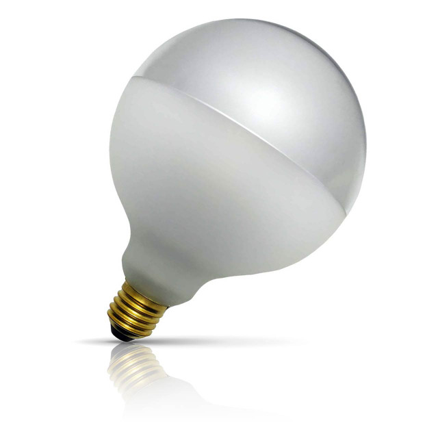 Opus Globe LED Light Bulb E27 4W (40W Eqv) Dim Warm White Crown Silver G125 Screw Filament Decorative Large