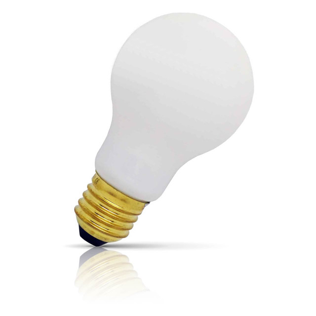 Opus GLS LED Light Bulb E27 4W (30W Eqv) Dimmable Warm White Opal Screw