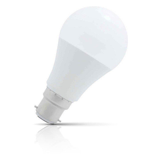 Opus GLS LED Light Bulb B22 5W (40W Eqv) Dimmable Daylight Opal Bayonet Thermal Plastic Frosted