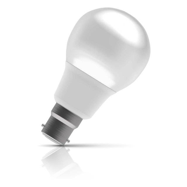 Bell GLS LED Light Bulb B22 6.6W (60W Eqv) Warm White Opal Bayonet Thermal Plastic Frosted
