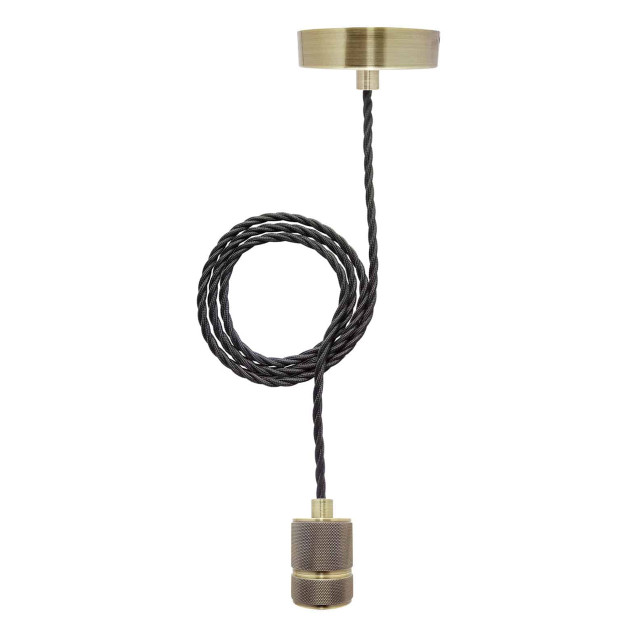 Opus Pendant Cord Set E27 Bronze 1-metre Pendant Cord Set Lights