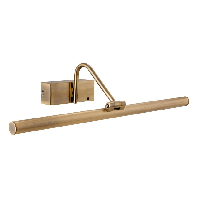 Firstlight LED Wall Picture/Mirror Light Dim Touch Memory Dimmer and Remote 3000K in Antique Brass