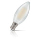 Crompton Candle LED Light Bulb B15 4.2W (40W Eqv) Dim Warm White Pearl Filament Small Bayonet Frosted