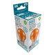Crompton Lamps LED Golfball 4.5W E27 Harlequin IP65 Orange Translucent Image 2