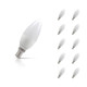 Crompton Candle LED Light Bulb E14 4.2W (40W Eqv) Daylight 10-Pack Opal