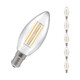 Crompton Candle LED Light Bulb Dimmable B15 4.2W (40W Eqv) Warm White 5-Pack Filament Clear