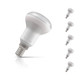 5-Pack Crompton R50 Reflector LED Light Bulbs E14 4.2W (40W Eqv) Warm White Opal Spotlight Small Screw Frosted 120°