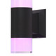 Zinc ASHBY 5W Colour Changing LED Outdoor Downlight with Remote Black 4
