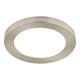 Spa 164mm Tauri LED Flush Ceiling Light Ring Satin Nickel 1