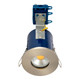 Electralite Yate Fire Rated Downlight IP65 Satin Chrome 1
