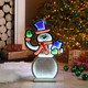Festive 56cm Snowman Infinity Light 1