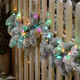 Festive 24.9m Indoor & Outdoor Glow-Worm String Lights 1000 Aurora LEDs 5