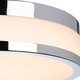 Firstlight Marnie LED Flush Ceiling Light 18W Warm White in Chrome and Opal Glass 2