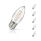 Crompton Candle LED Light Bulb E27 2.5W (25W Eqv) Warm White 5-Pack Clear 1