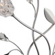 Firstlight Cindy Flower and Leaf Style 3-Light Wall Light in Chrome and Clear Glass
 2