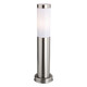 Firstlight Plaza Modern Style 455mm Post Light in Stainless Steel and Opal 1