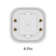 G24q 4-pin rectangular push fit