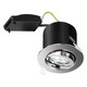 Phoebe LED GU10 Fire Rated Downlight Firesafe Chrome Adjustable 1