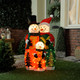 Festive 100cm Battery Operated Lit Snowman Family 1