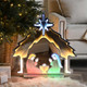 Festive 65cm Nativity Scene Infinity Light 1