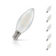 Crompton Candle LED Light Bulb B15 2.5W (25W Eqv) Warm White 5-Pack Pearl 1