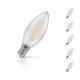 Crompton Candle LED Light Bulb B15 4.2W (40W Eqv) Warm White 5-Pack Pearl 1
