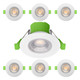 nxt gen NovaLite LED Fire Rated Downlight 6W Dimmable CCT IP65 White (6 Pack)