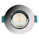 Phoebe LED Firesafe Tiltable Downlight 4W/6W/8W Dimmable CCT Multi-Wattage Chrome 2