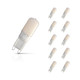 Crompton Lamps LED G9 Capsule 2.2W 10-Pack Cool White Opal