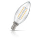 Crompton Candle LED Light Bulb E14 2.2W (25W Eqv) Cool White Filament Clear 1