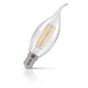 Crompton Candle LED Light Bulb Bent Tip B15 4.2W (40W Eqv) Warm White 10-Pack Filament Clear 2