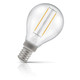 Crompton Lamps LED Golfball 2.2W E14 Filament Warm White Clear 25W Eqv 1