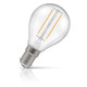 Crompton Lamps  3LED Golfball 2.2W B15 Filament 10-Pack Warm White Clear 25W Eqv