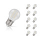 Crompton Lamps LED Golfball 2.2W E27 Filament 10-Pack Warm White Pearl 25W Eqv 1