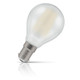 Crompton Lamps LED Golfball 4.2W B15 Filament 3-Pack Warm White Pearl 40W Eqv 3