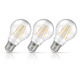 Crompton Lamps LED GLS 4.2W E27 Filament 3-Pack Cool White Clear 40W Eqv 1