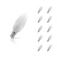Crompton Lamps LED Candle 6.5W B15 10-Pack Daylight Opal 60W Eqv 1