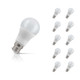 Crompton Lamps LED GLS 13W B22 Dimmable 10-Pack Daylight Opal 100W Eqv 1