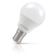 Crompton Lamps LED Golfball 2.2W B15 10-Pack Warm White Opal 25W Eqv 3