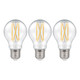 Crompton GLS LED Light Bulb Ultra-Efficient E27 2.2W (40W Eqv) Warm White 3-Pack A-Class Clear 2