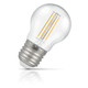 Crompton Golfball LED Light Bulb Ultra-Efficient E27 2.2W (40W Eqv) Warm White 3-Pack A-Class Clear 2