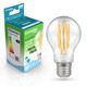 Crompton GLS LED Light Bulb Dim Ultra-Efficient E27 7.2W (100W Eqv) Warm White 10-Pack A-Class Clear 3