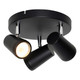 Spa Freya 3-Light Ceiling Spotlight Matte Black 2