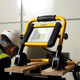 Stanley 20W LED Folding Work Light in Black & Yellow 3