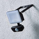 Stanley Frosted 10W LED Floodlight with PIR in Black 3
