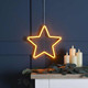 Festive 30cm Neon Flex Hanging Star 1