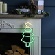 Festive 35cm Neon Flex Hanging Xmas Tree3